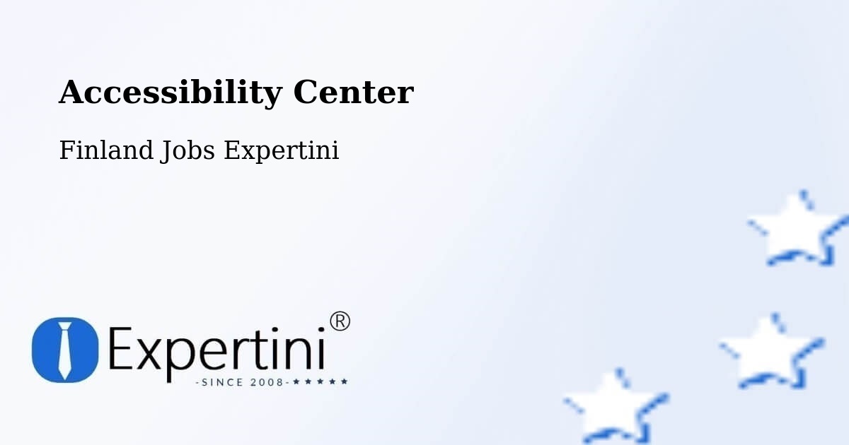 Accessibility Statement – Sauvo - Finland Jobs Expertini