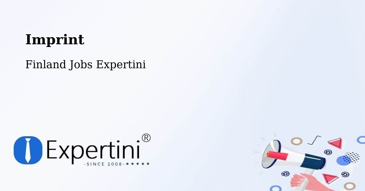 Imprint – Sauvo - Finland Jobs Expertini